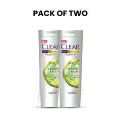 Bundle - Pack of 2 Clear Shampoo Lemon Fresh - 380Ml