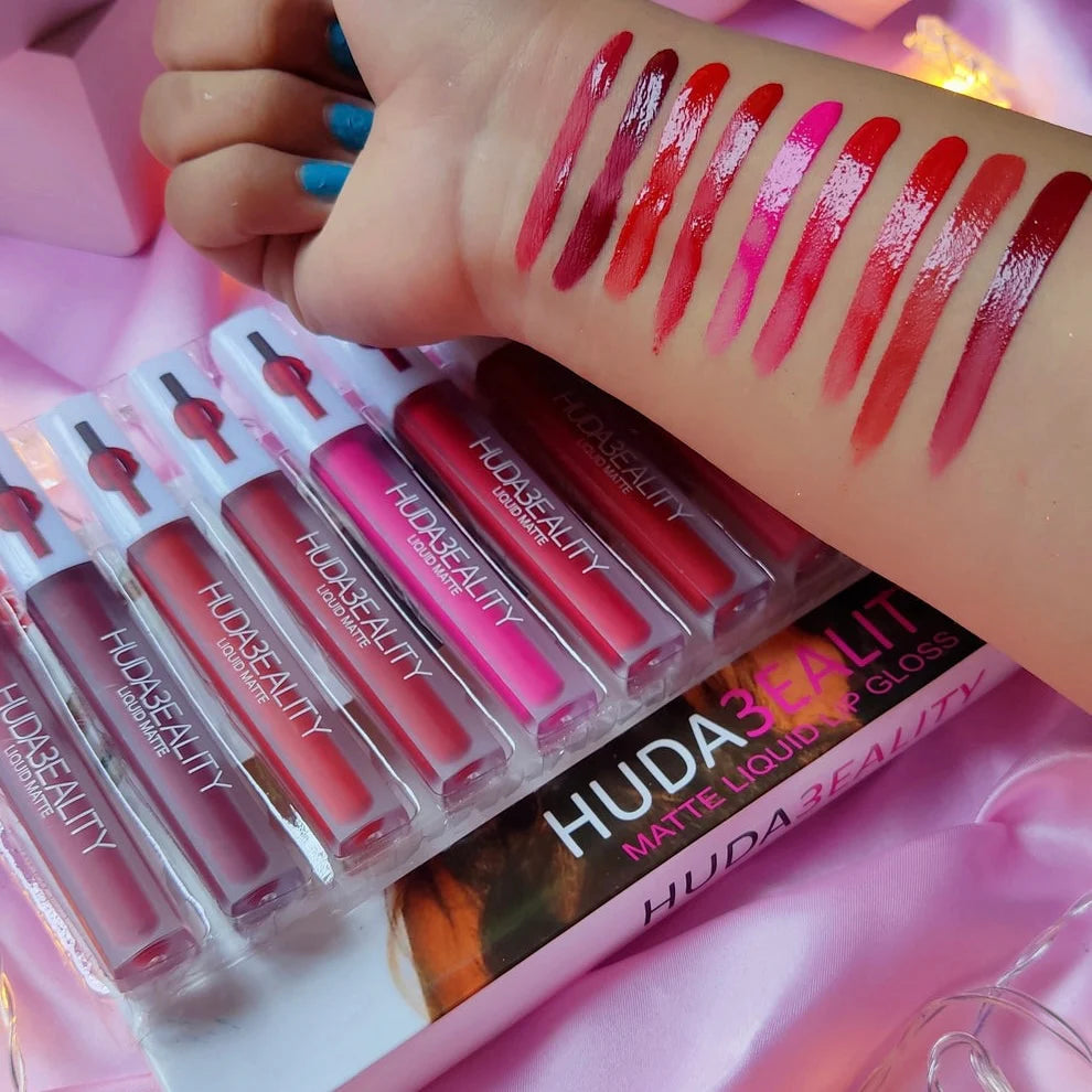 Huda Beauty - Liquid Matte Lip Gloss - Set of 12