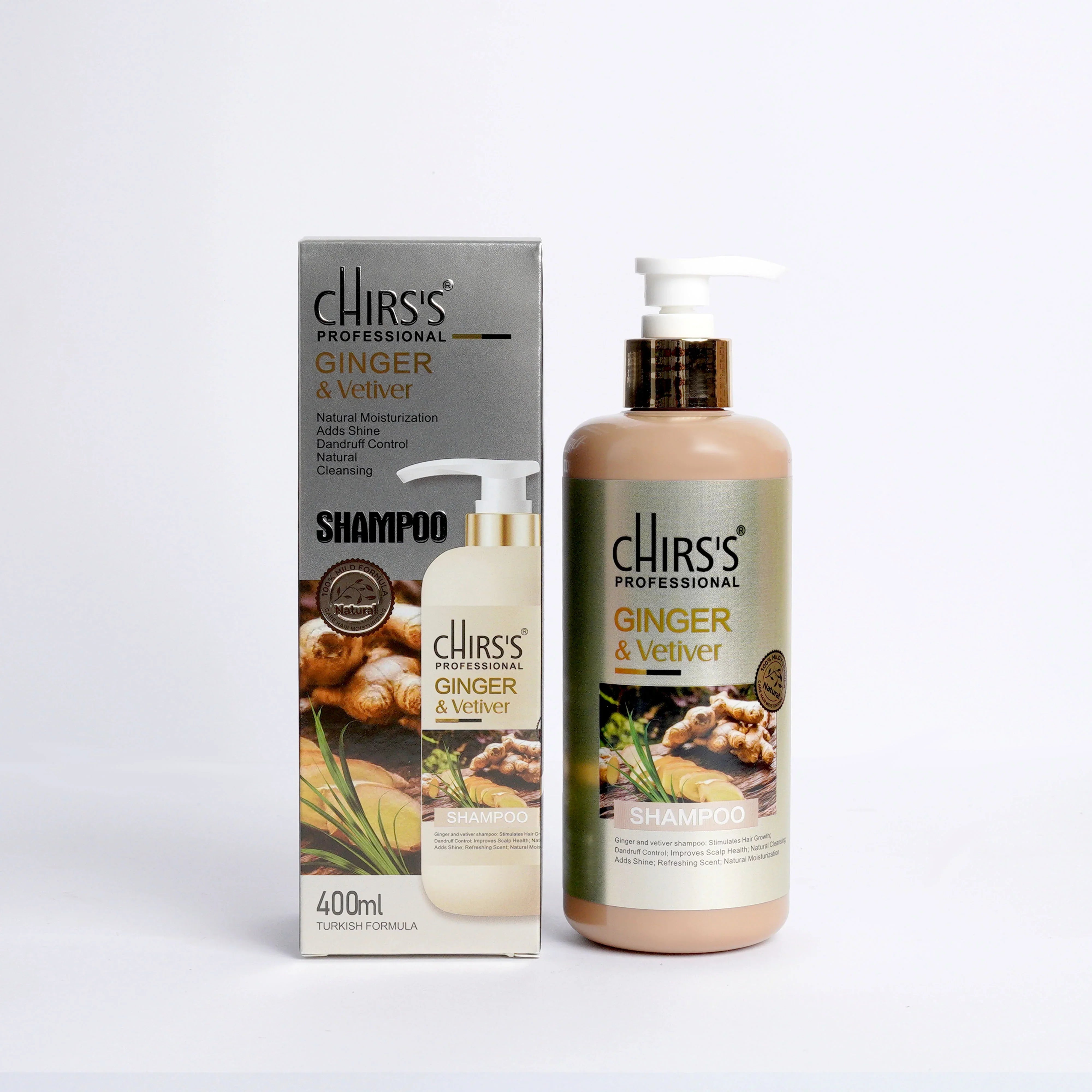 Chirs's Professional Ginger & Vetiver Shampoo 400ml