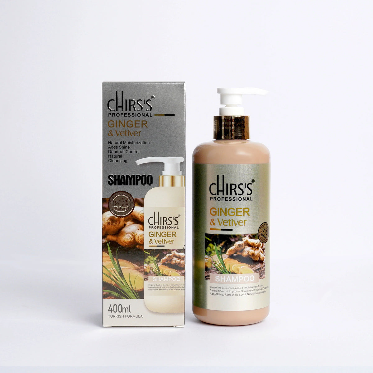 Chirs's Professional Ginger & Vetiver Shampoo 400ml