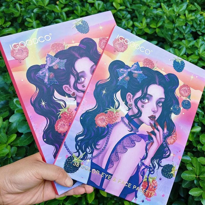 Igoodco Cute Long Lasting Eyeshadow Palette - 38 Colors