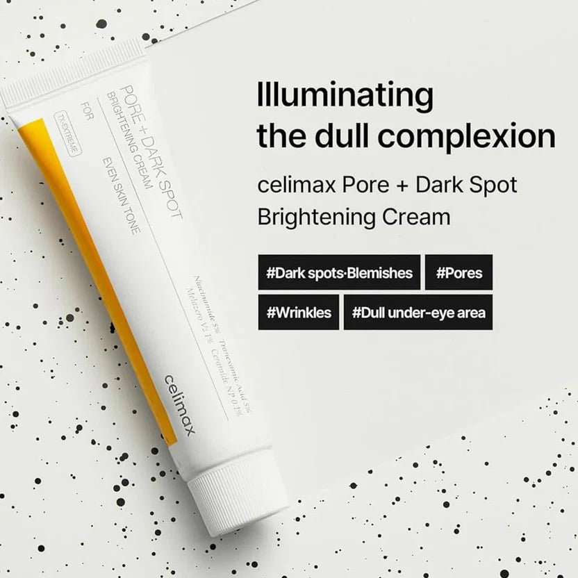Celimax Pore+Dark Spot Brightening Cream For Even Skin Tone - 35ml