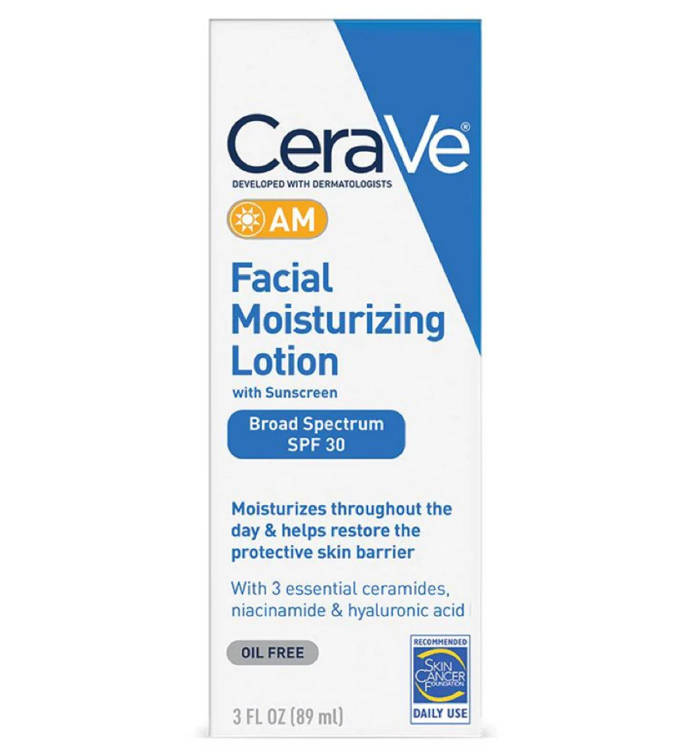 CeraVe AM Facial Moisturizing Lotion with Sunscreen - SPF 30 - 89ml