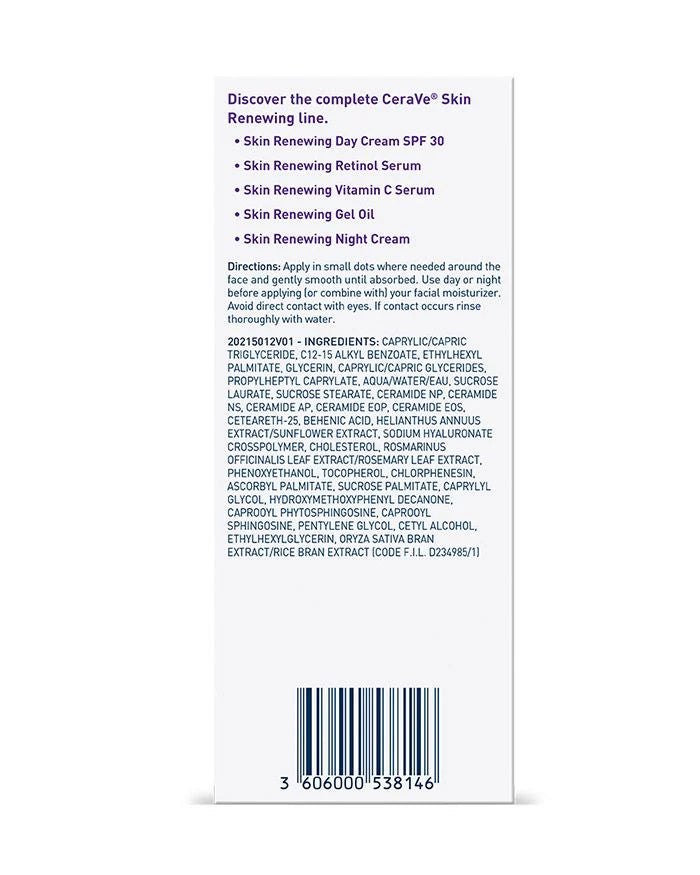 Original Cerave Skin Renewing Gel Oil - 29ml