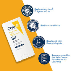 Original Cerave Sunscreen Stick Spf 50 - 13.32g