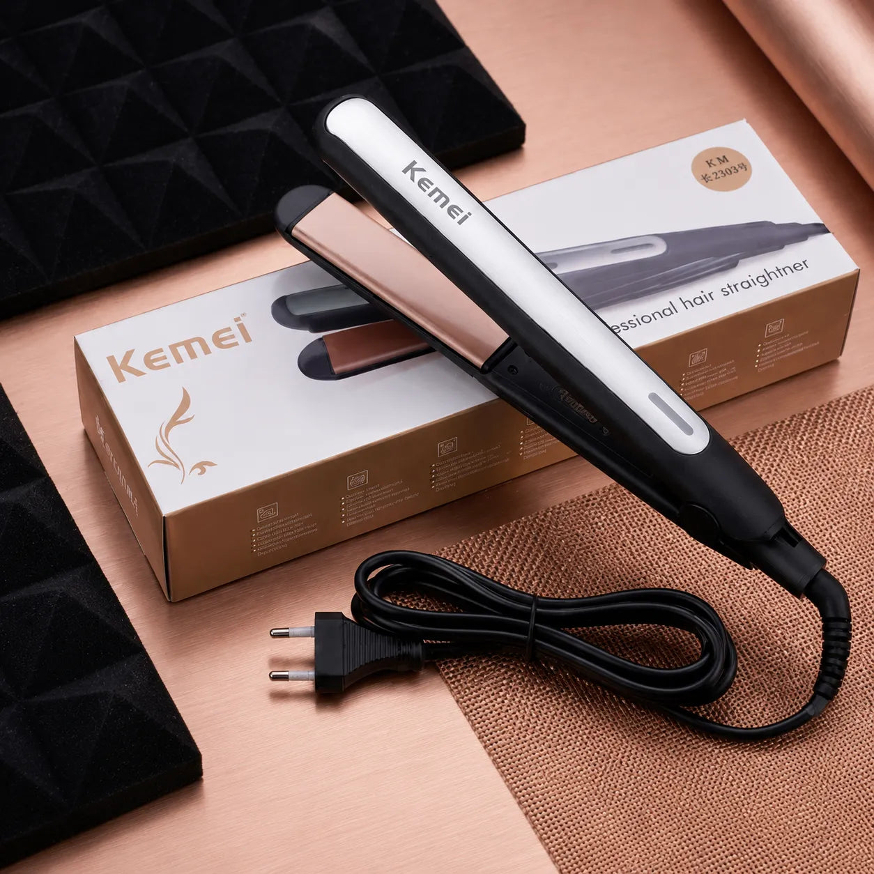 Kemei S-3301 Professional Hair Straightener