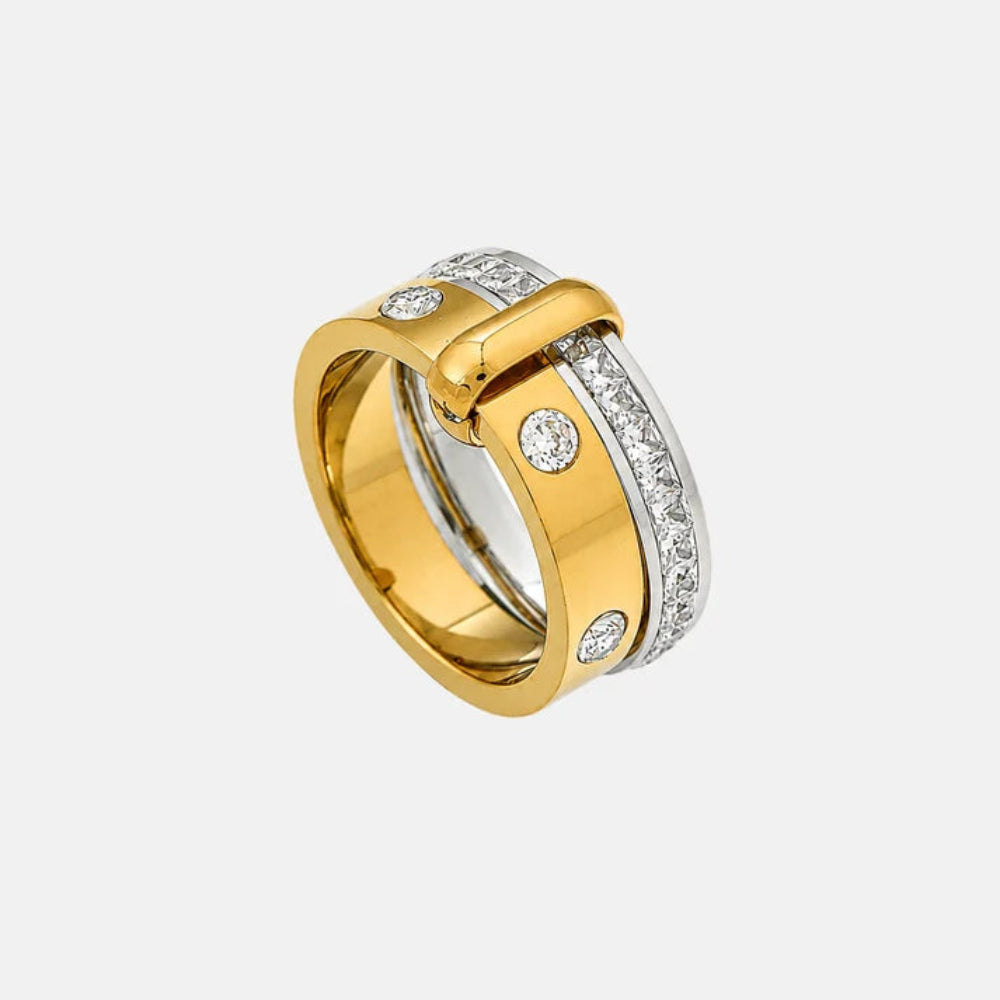 Stainless Steel Duo Ring