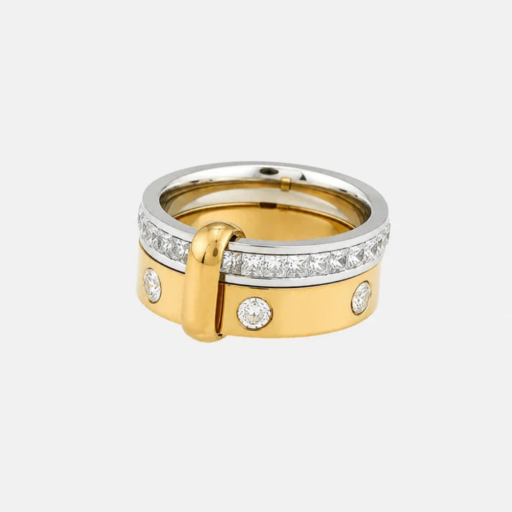 Stainless Steel Duo Ring
