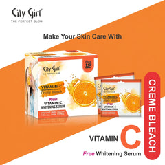 City Girl Vitamin-C Brightening & Glowing Creme Bleach Sachet