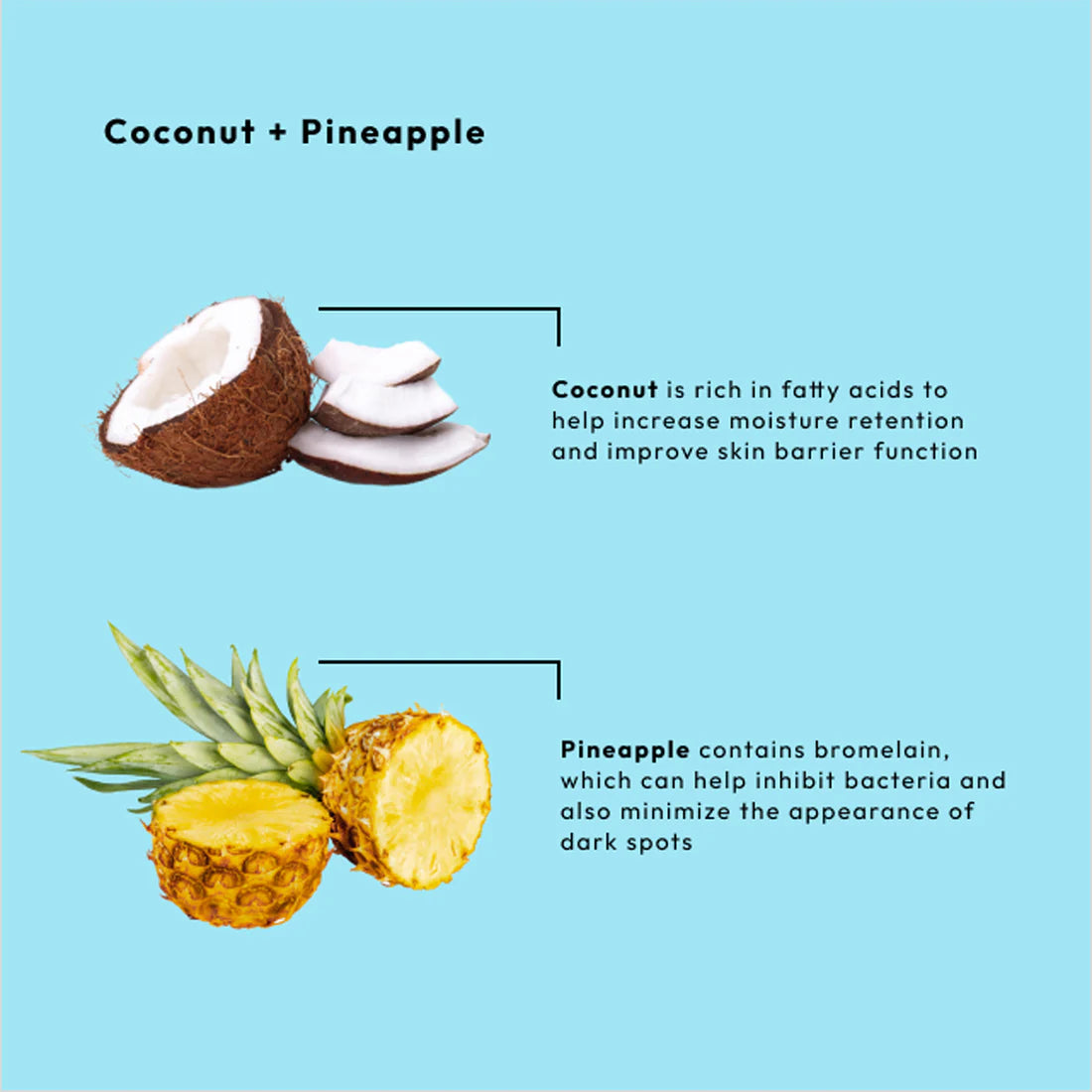 Be Care Love Coconut and Pineapple Hydrating Spa 4 Pcs Set