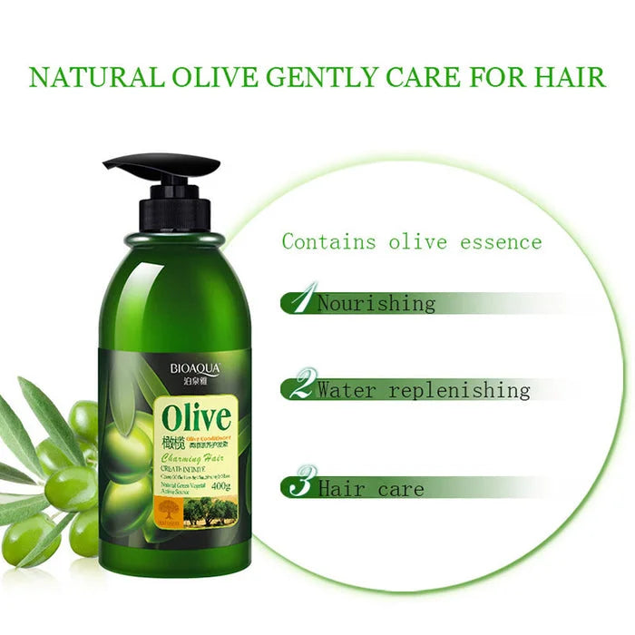 Bioaqua Olive Repair Damaged Hair Conditioner - 400g