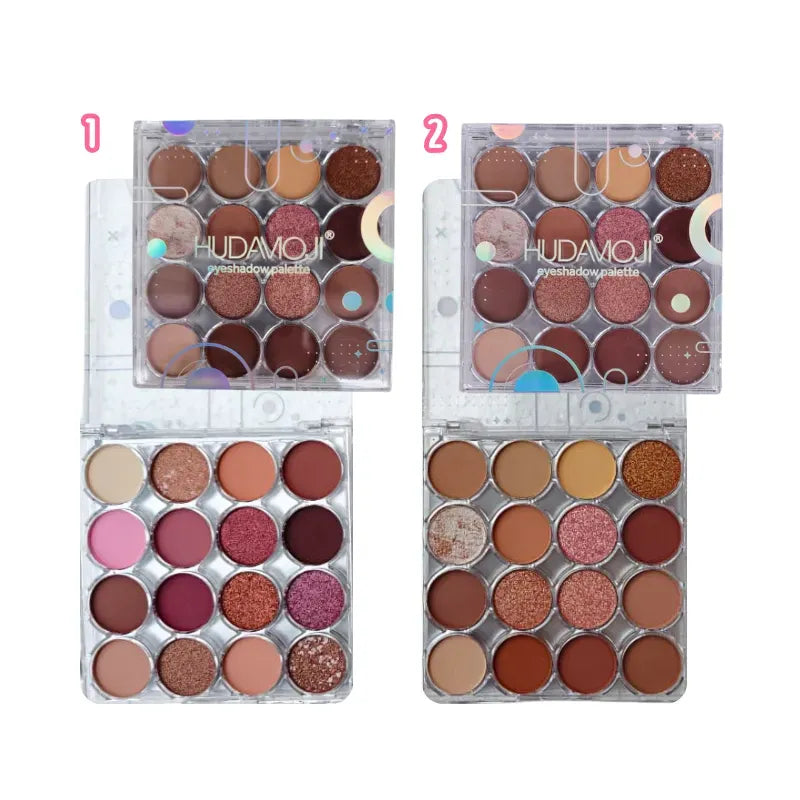 Hudamoji Fashion Eyeshadow Palette -  16 Colors