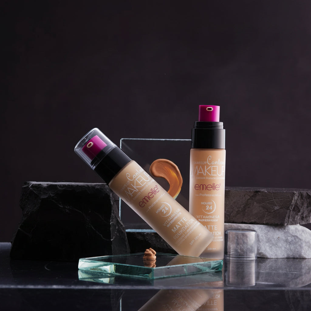 Emelie Fix Makeup Control 24H Matte Waterproof Foundation - 35ml