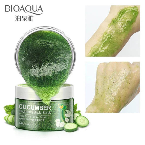 Bioaqua Cucumber Tender Moisturizing Body Scrub – 120g