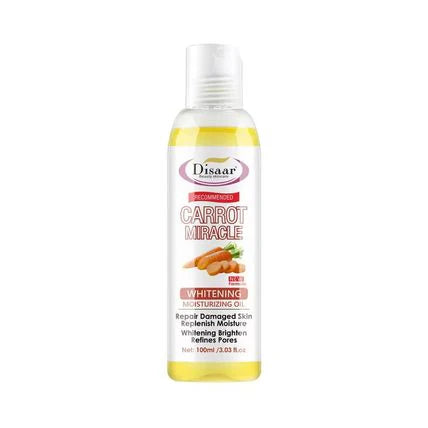 DISAAR 100% Carrot Miracle Whitening Facial Body Oil - 100ml