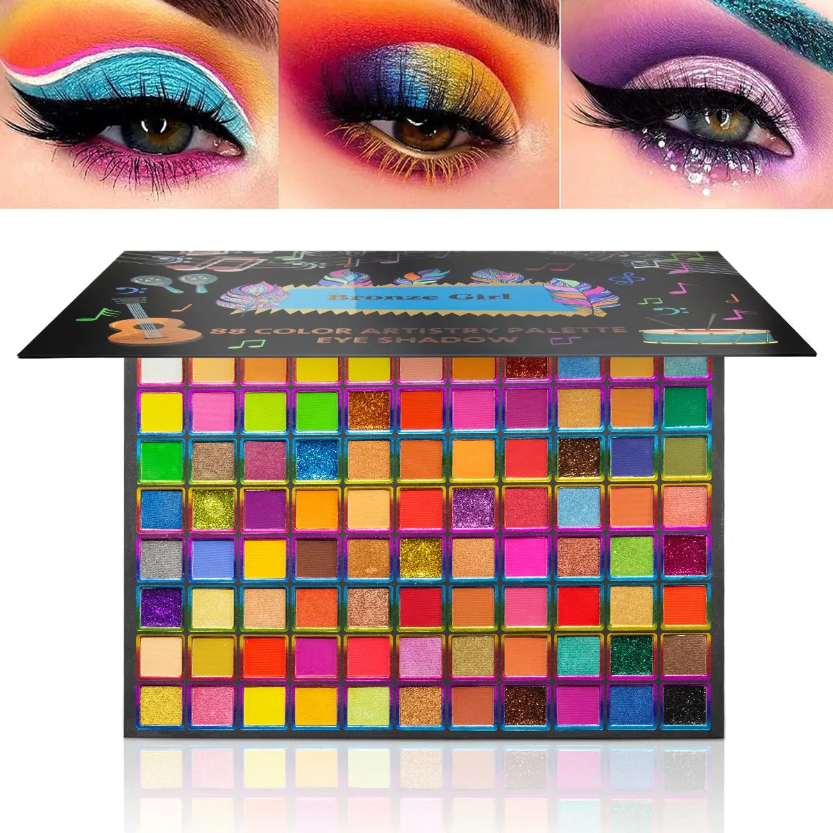 Bronze Girl Artistry Eyeshado Palette - 88 Colors