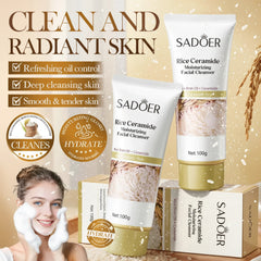 Sadoer Rice Ceramide Moisturizing Facial Cleanser  - 100g