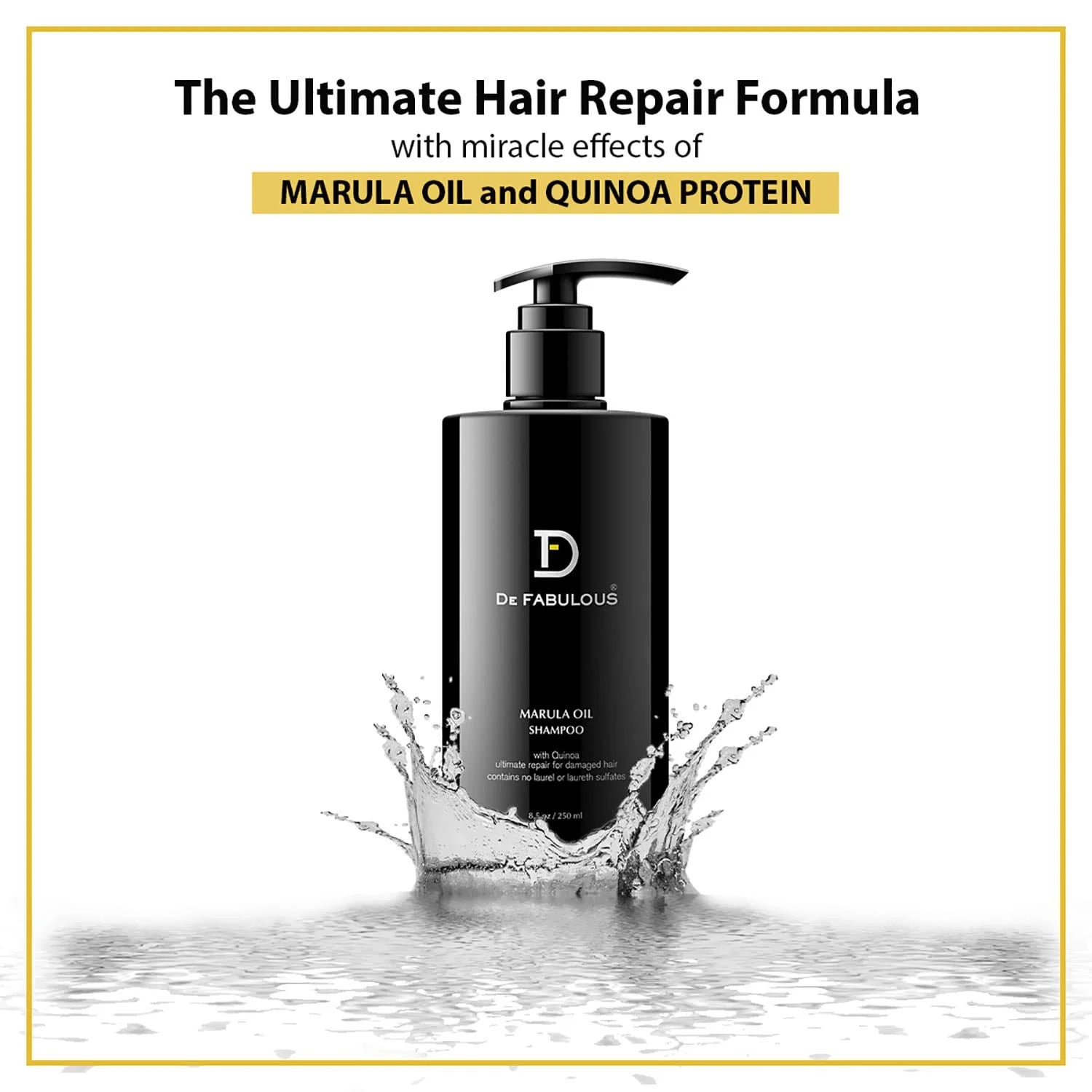 De Fabulous Marula Oil Shampoo - 250ml