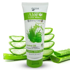 Derma Clean Aloevera Whitening Hydrating Cleanser - 120ml