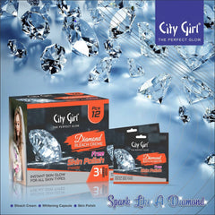 City Girl Diamond Bleach Creme 3-in-1 sachet