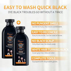 Disaar Collagen Argan Oil Hair Color Shampoo - (8 minutes, 200 ml + 200 ml)
