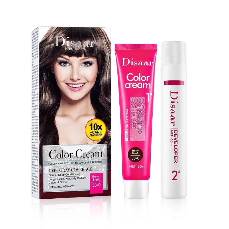 Disaar Hair Color 33/0 – Brown Black - 60ml