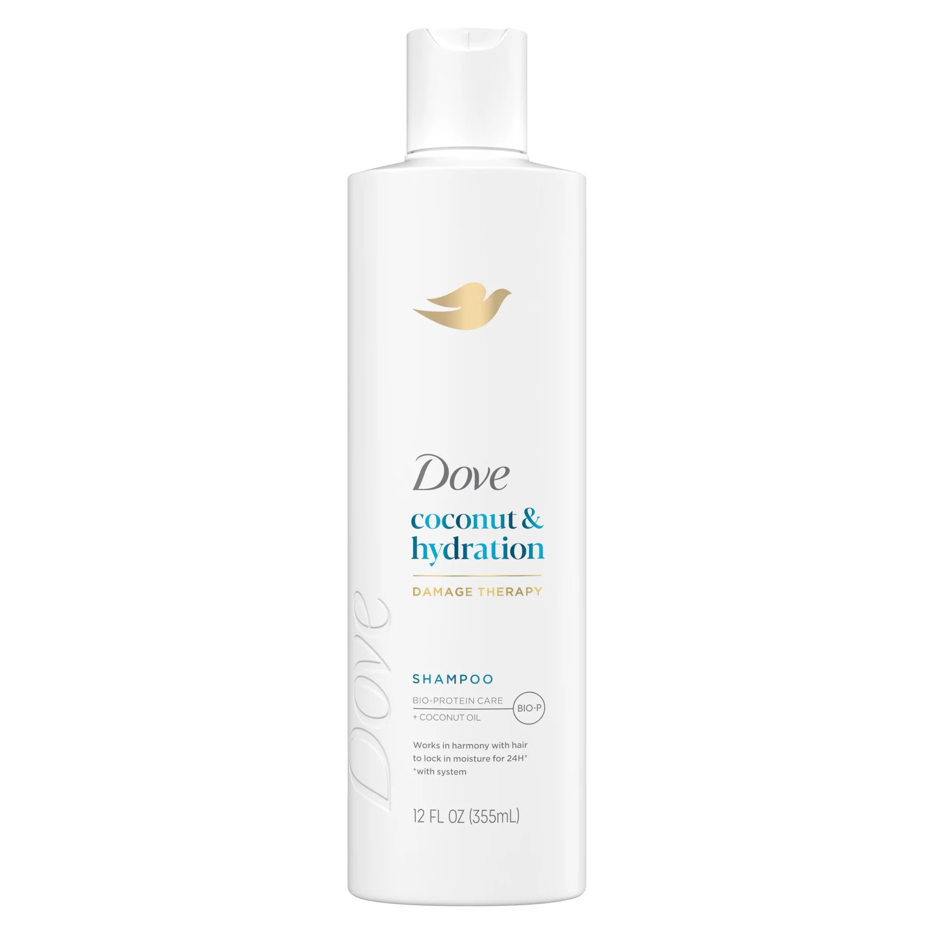 Dove Shampoo Coconut & Hydration for Dry Hair with Bio-Protein Care - 355ml