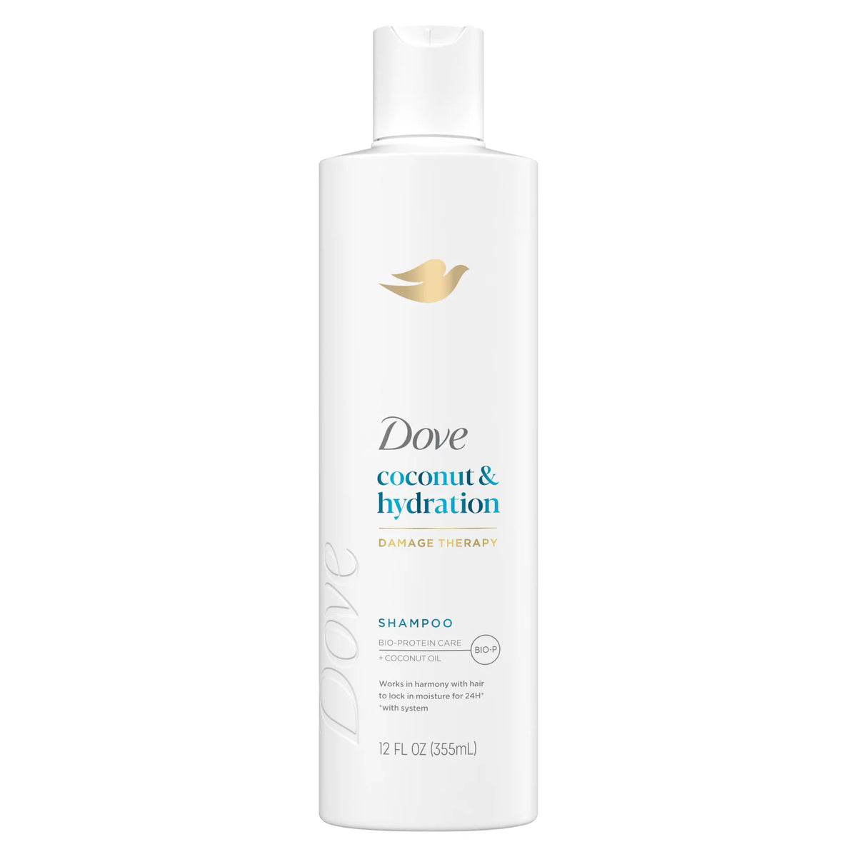 Dove Shampoo Coconut & Hydration for Dry Hair with Bio-Protein Care - 355ml