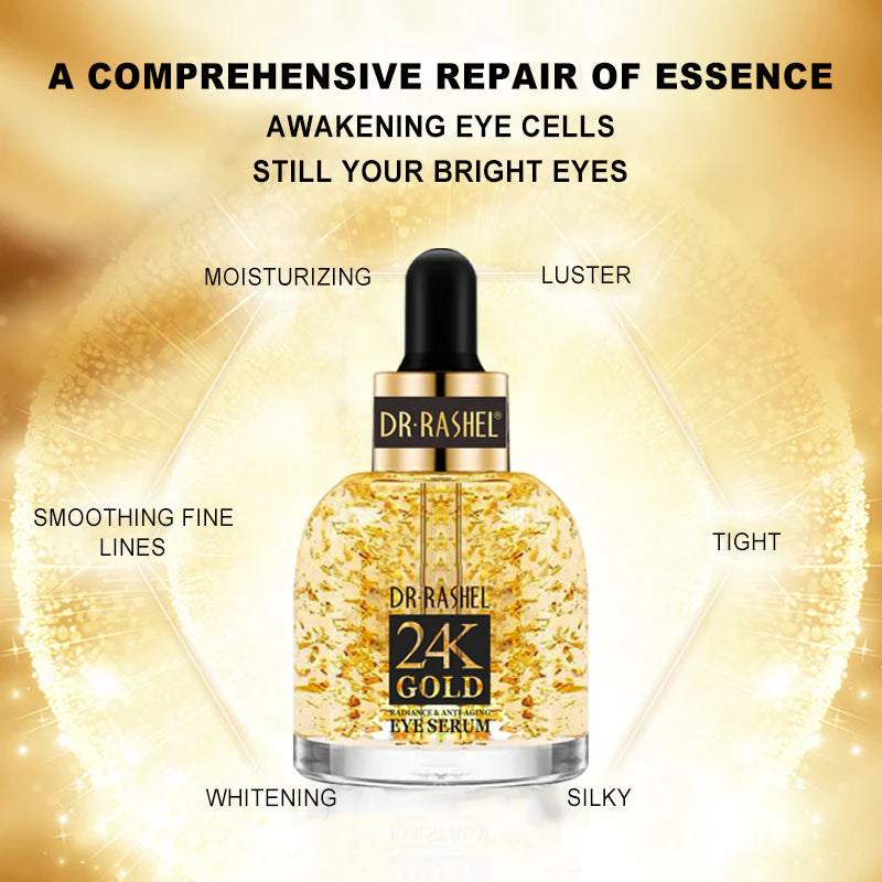 Dr.Rashel 24K Gold Radiance & Anti Aging Eye Serum - 30ml