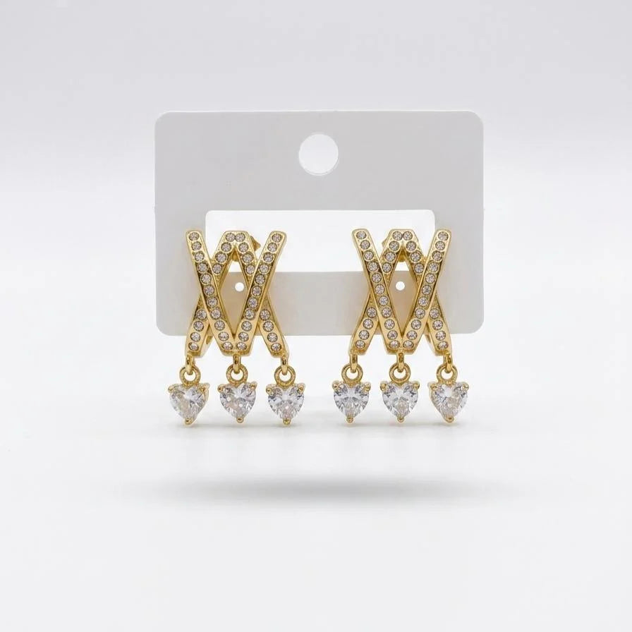 Stainless Steel Sparkle Earrings