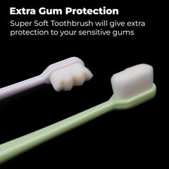Extra Soft Toothbrushes for Sensitive Gums with Box