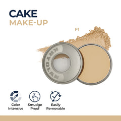 Kryolan Cake Makeup Wet and Dry Foundation and Face Powder