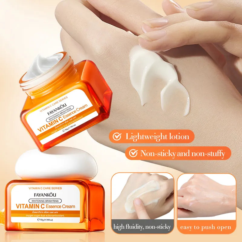 FAYANKOU Whitening Brightens Vitamin C Essence Cream - 50g