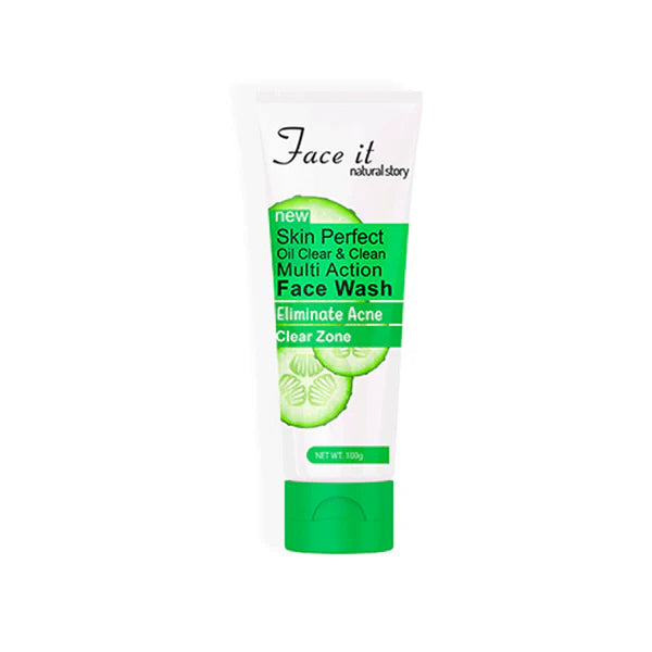 Face it Natural Story New Skin Perfect Oil Clear & Clean Multi Action Face Wash - 100g