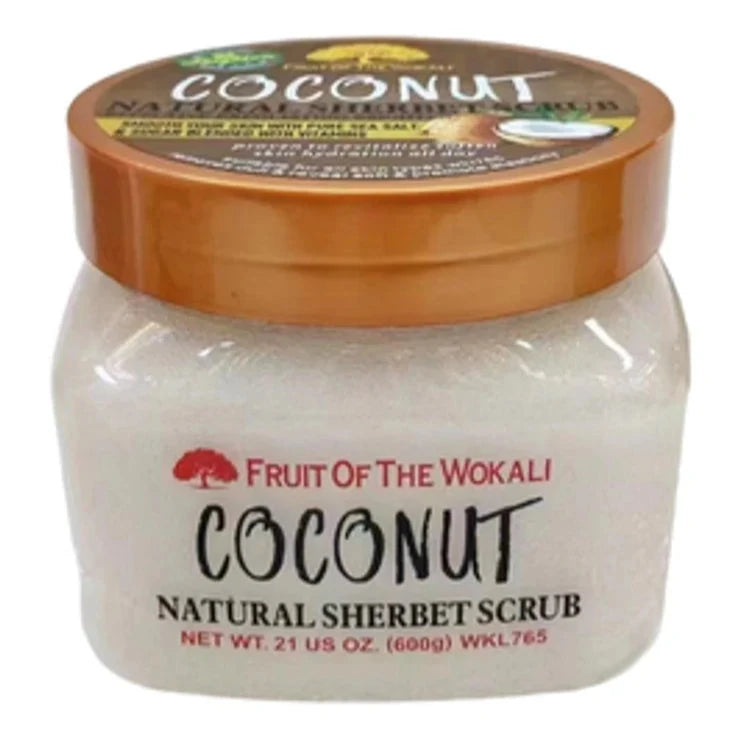 Fruit of the Wokali Coconut Natural Sherbet Scrub - 600g
