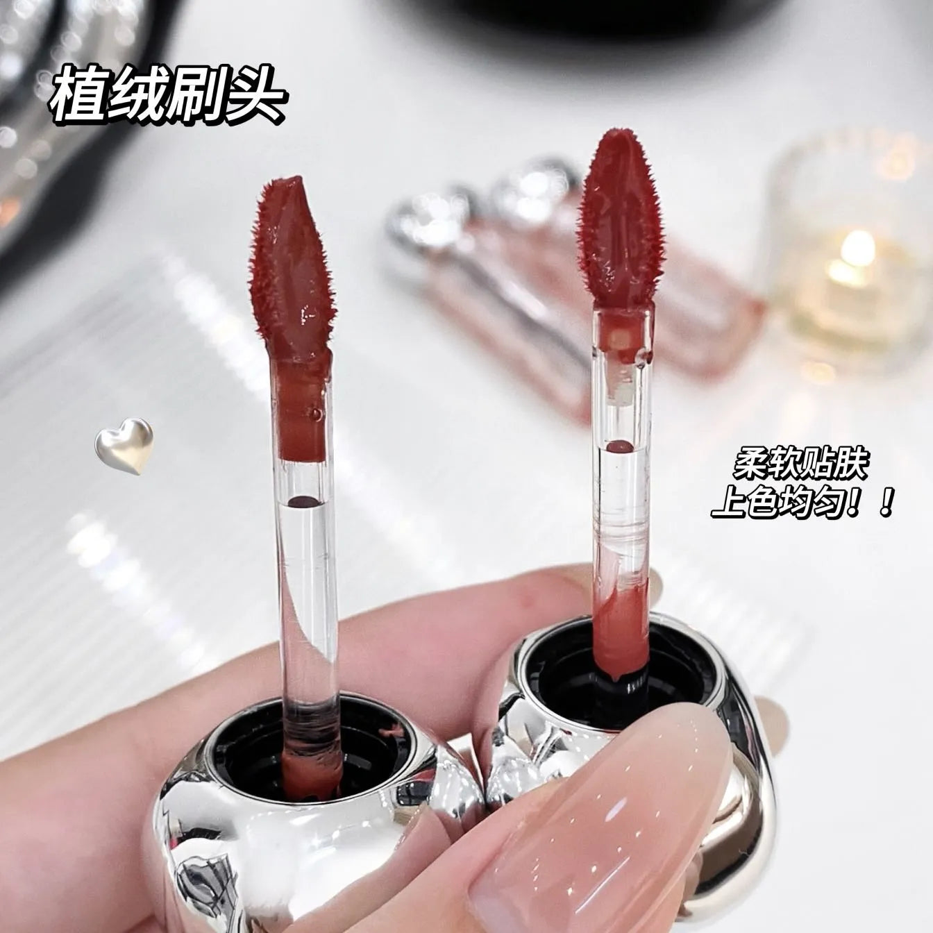 Gege Bear Glaze Crystal Lip Gloss – Translucent Shine, Juicy Finish