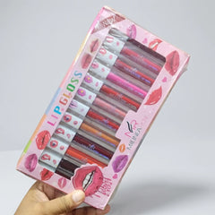 MEEINDAROSE Lip Gloss Set - Pack of 12