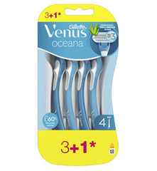 Gillette Venus Oceana 3 + 1 Blades Women's Razor - 4 Pcs