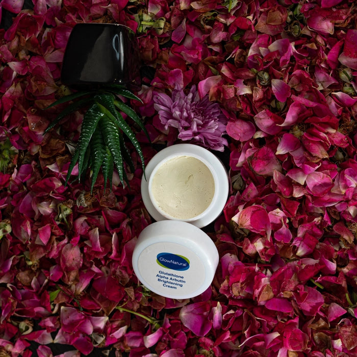 Glow Natural Glutathione Alpha-Arbutin Skin Brightening Cream - 50g