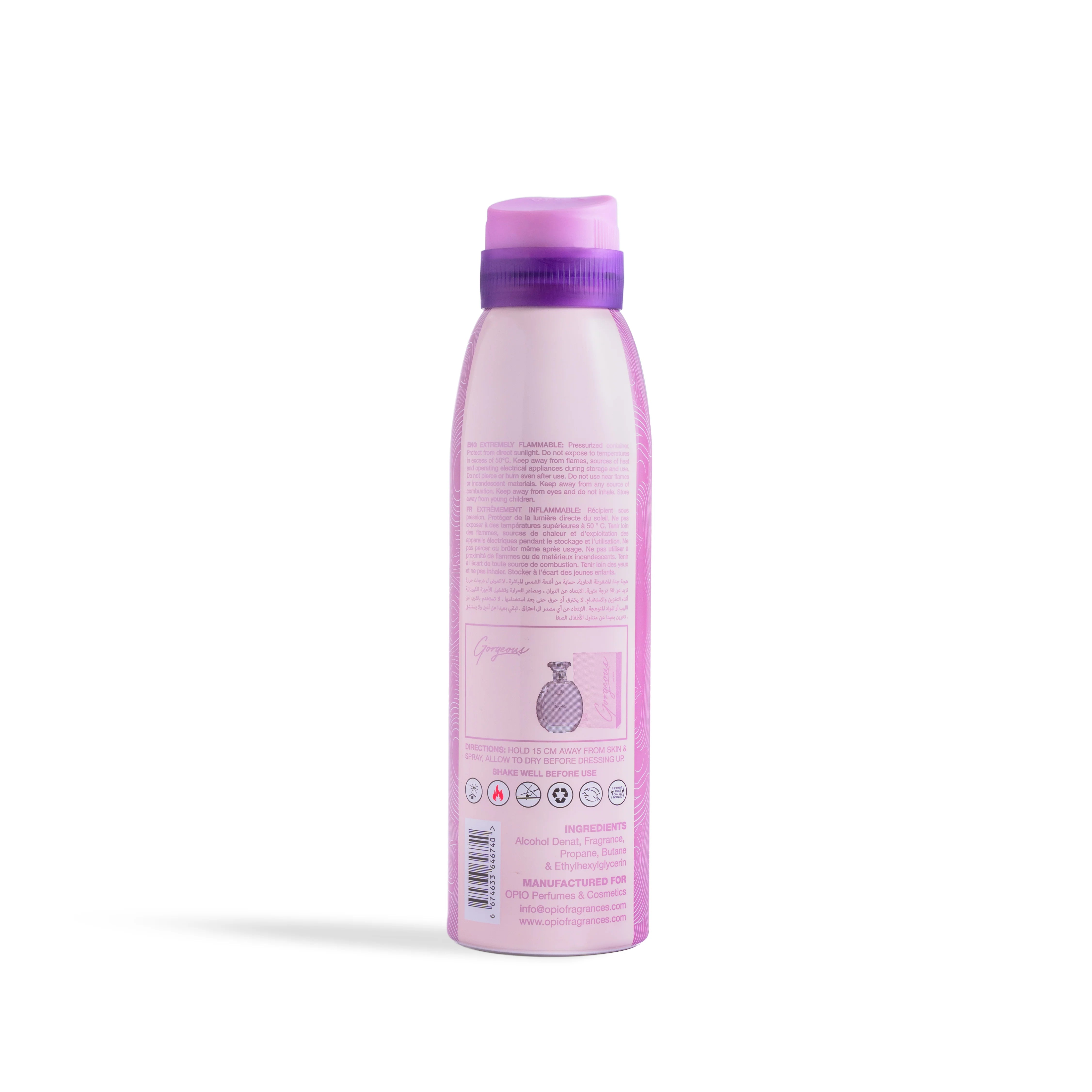 Opio GORGEOUS Deodorant Body Spray 200ml