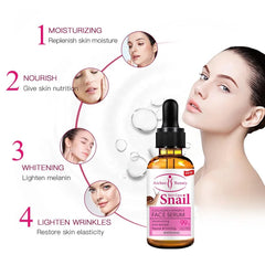 Aichun Beauty Snail Anti Aging Anti Wrinkle Collagen Whitening Facial Serum - 30ml