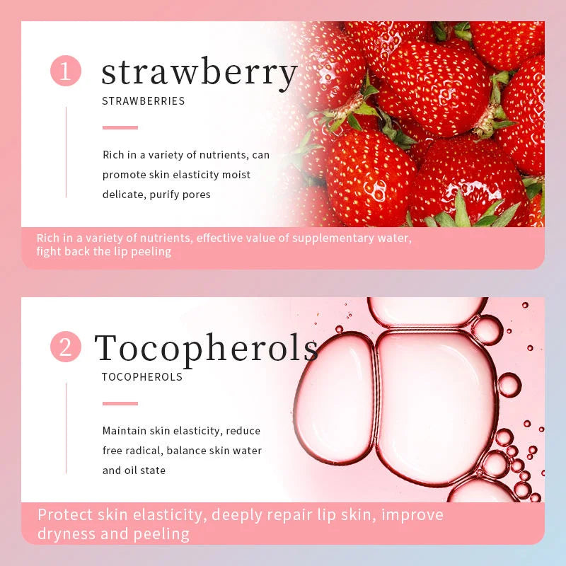BIOAQUA Strawberry Moisturizing Lip Mask