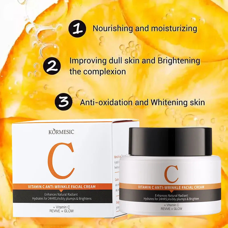 KORMESIC Vitamin C Anti-Wrinkle Facial Cream - 50g