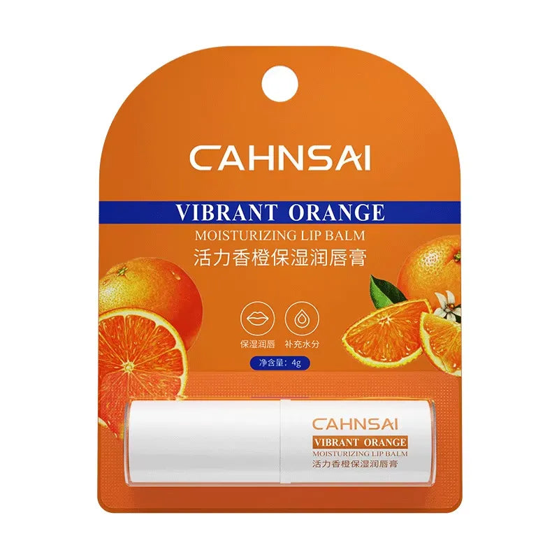 CAHNSAI Vibrant Orange Moisturizing Lip Balm - 4g