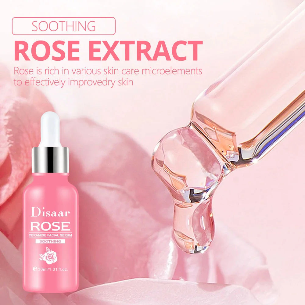 DISAAR  Rose & Ceramide Soothing Facial Serum - 30ml
