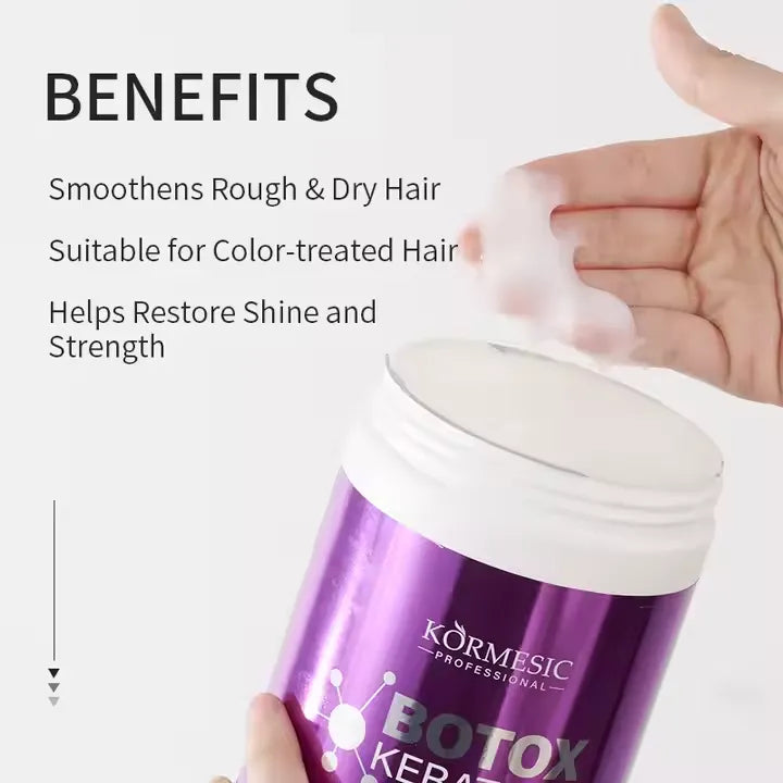 KORMESIC Hair Care Natural Botox Keratin Protein Hair Mask - 1000ml
