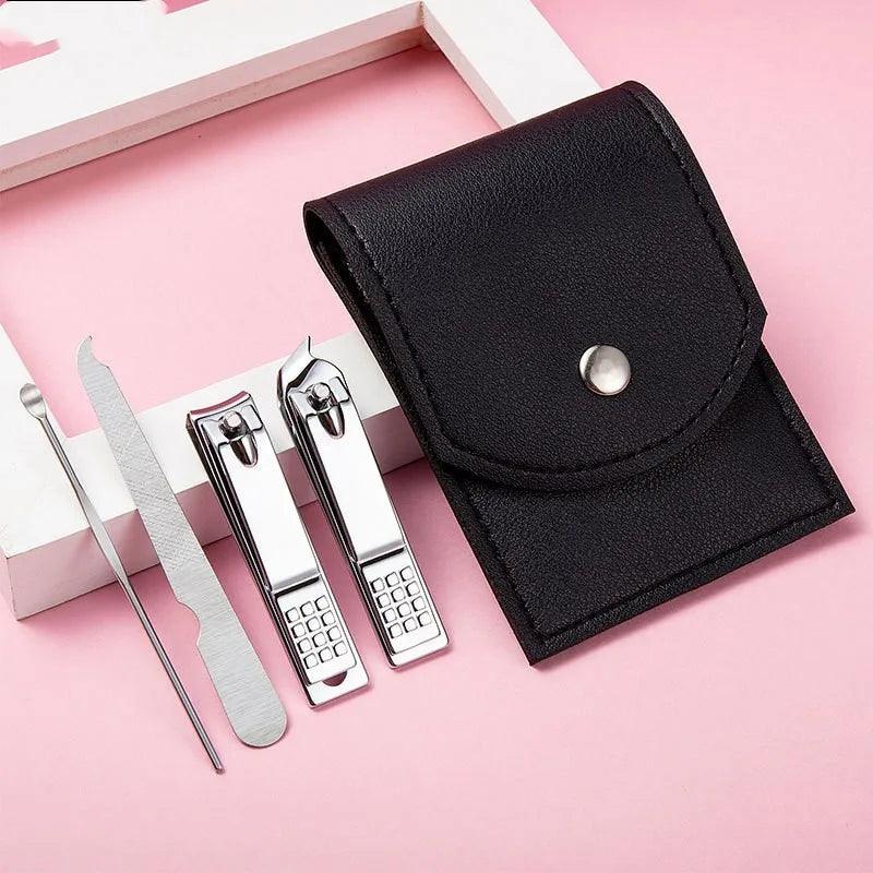 Stainless Steel Nail Clipper Cutter Set-  4Pcs