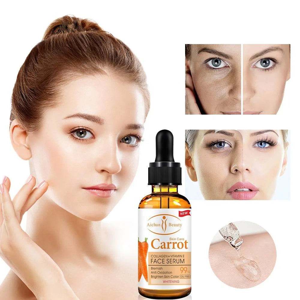 Aichun Beauty Serum Carrot & Vitamin E Collagen Face Serum - 30ml