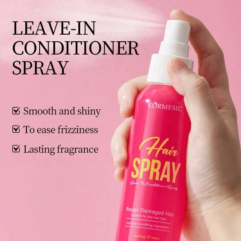 KORMESIC Frizz Leave in Hair Care Treatment Spray for Dry Hair - 150ml