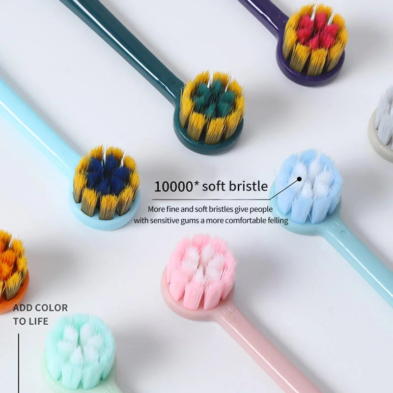 Plastic Plain Stellar Round Head Toothbrush - Each